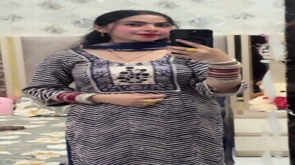 Beautiful Horny Punjabi Wife Masturbating Riding On Cucumber & Dildo Moaning Dirty Talking