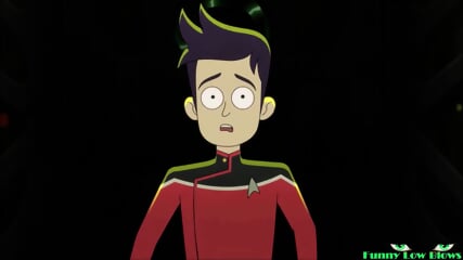 Borg Queen KICK IN THE BALLS Cartoon Ballbusting Star Trek - Queenie