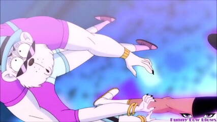 Female Fighter FLYING KICK Ebony Ballbusting NUT PUNCH & Stomp, Invincible Fight Girl - Andy Brown
