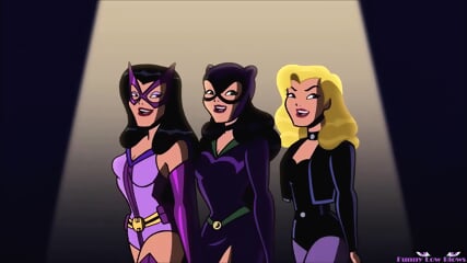3 Heroines BALLBUSTING & Sing Black Canary, Huntress, Catwoman - Blonde Cat