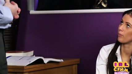 Uniform 21yo CFNM Ruling Over Teacher