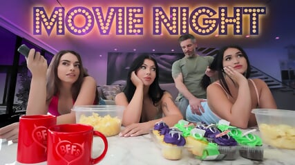 Sophia Burns, Holly Day & Nia Bleu - Movie Night - Extreme Holly