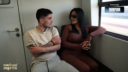 Big-assed Colombian Fucks A Stranger She Meets On The Train - Mariana Martix