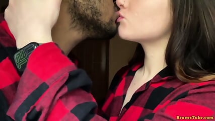 RUSSIAN GIRL KISS INDIAN GUY ASMR VIDEO 🥵🥵💦