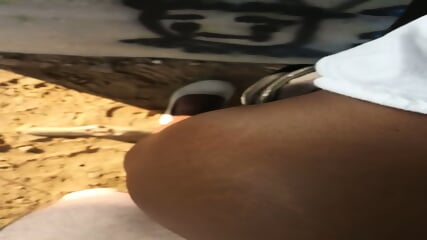 Black Bitch Fucked Outside