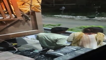 Hidden MMS! Truck Driver Viral Roadside Romance & Sex Caught By Stranger