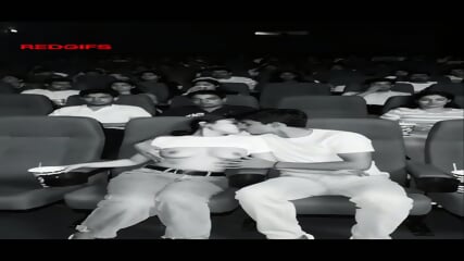 Bf Gf Enjoying In Movie Theatre 🎭