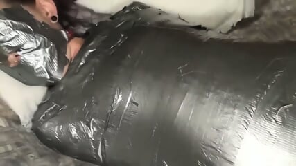 Mumification And Blindfold With Duct Tape Kinky4Ever