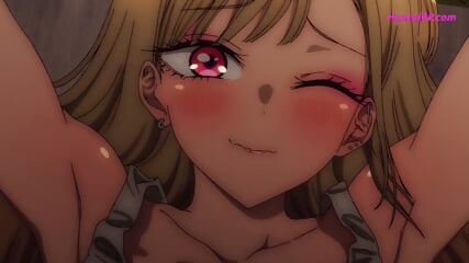 Kitagawa Marin's Tight Pussy Gets Pounded By Gojo's Virgin Cock - Anime