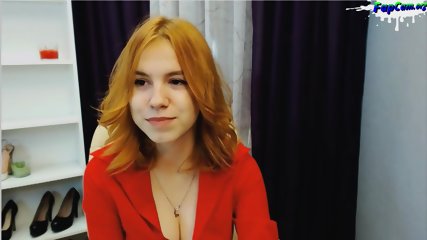 Real Amateur Teen Redhead Stripping And Fingering