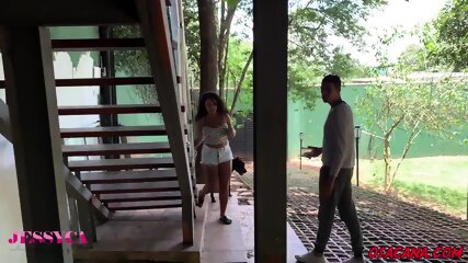Brazilian Jessyca Arantes Deu Enquanto Marido Dormia