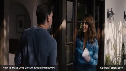 Jessica Alba In Silk Lingerie